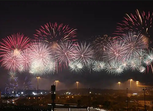 吴堡县焰火晚会