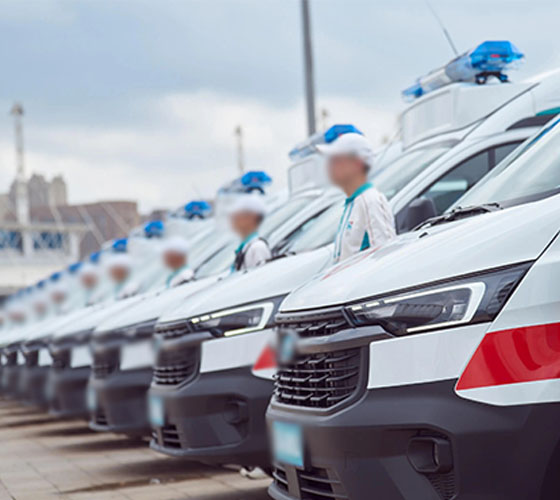 吴堡县服务车队展示